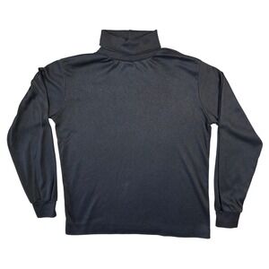 Simply Basic Black Turtleneck Long Sleeve Top Made in USA Vintage Style Mens‎ L